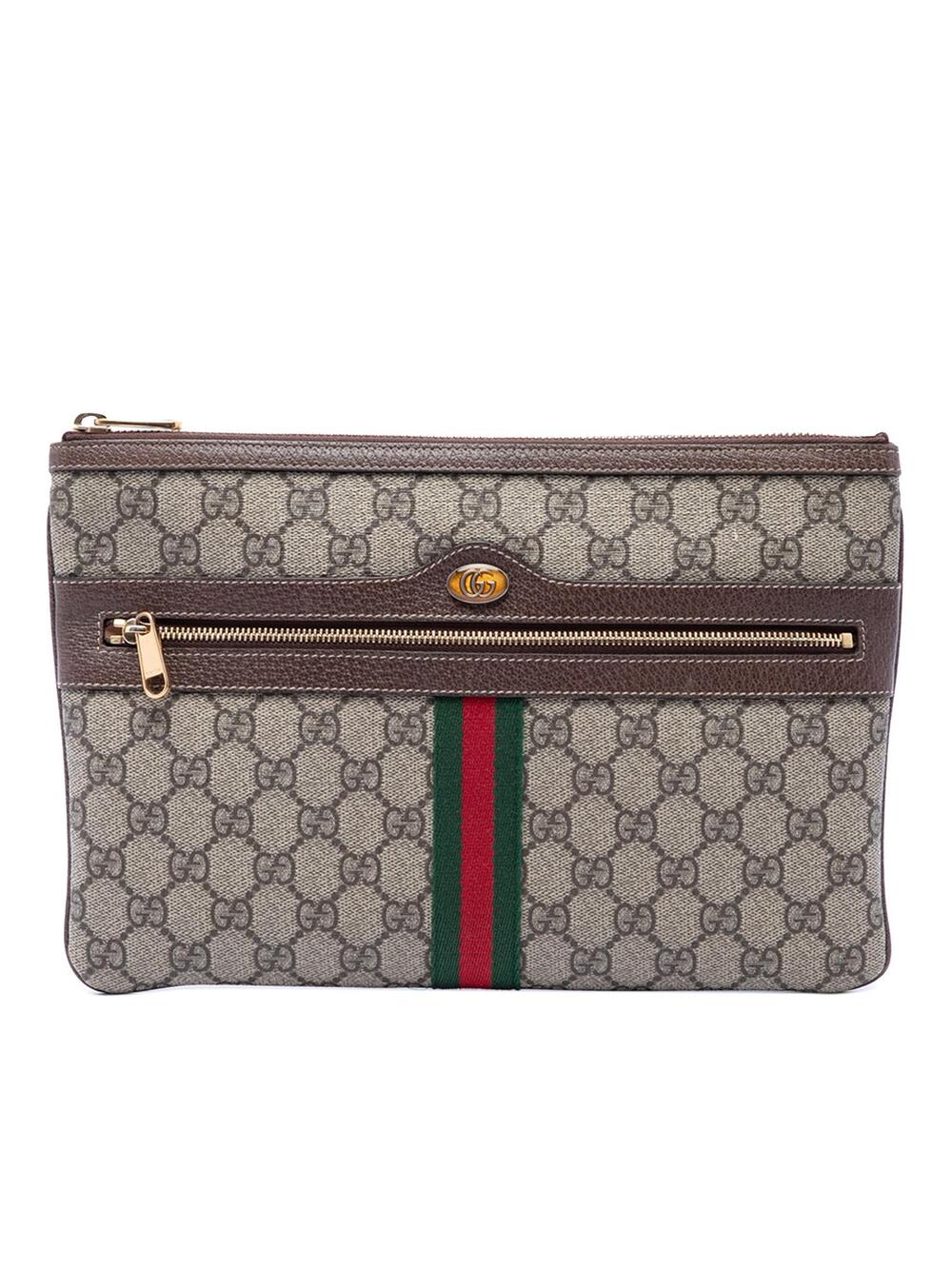Gucci Gg Supreme Web Ophidia Clutch #360978G54B